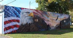 Patriotic eagle mural in Sayre completed | News | morning-times.com