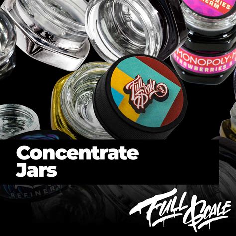 Cannabis Concentrate Jars - Easy to Open Glass Hex Jar
