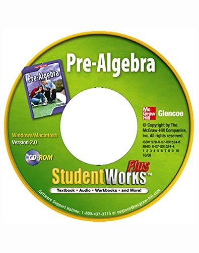 Pre-algebra, Studentworks Plus : McGraw-Hill: Amazon.in: Books