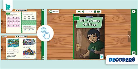 Level 4 Week 1 Decoders Book: Off to Camp Clifftop! - Twinkl