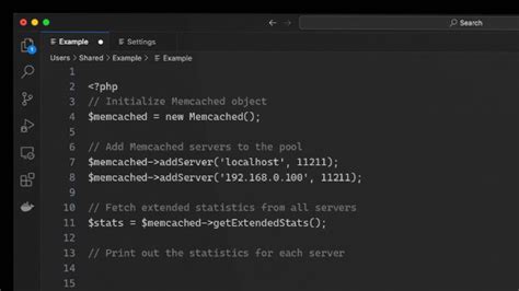 Memcache PHP Example 的图像结果