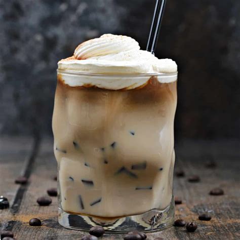 Iced Coffee With Whipped Cream