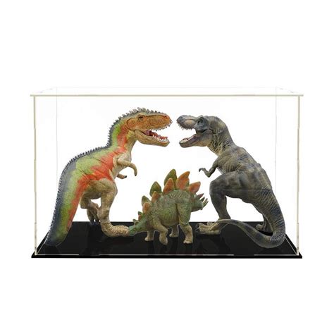 Clear Acrylic Display Case Assemble Countertop Box Cube Organizer Stand ...