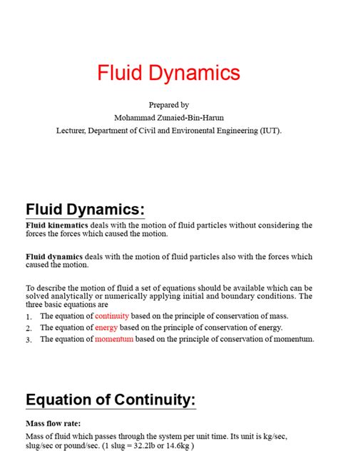 Image result for Fluid Dynamics Examples
