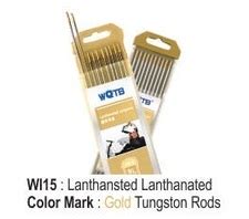 TUNGSTEN ROD GOLD LANTHANSTED 2.4 X 150mm - Weldmate