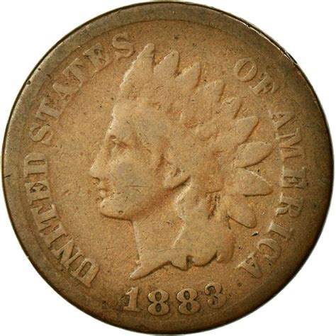One Cent 1883 Indian Head, Coin from United States - Online Coin Club