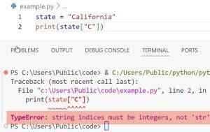 Type Error in Python 的图像结果