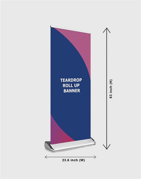 Pull Up Banner Sizes In Inches