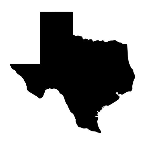 Silhouette Of Texas