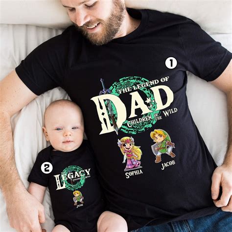Legend of Zelda Legend of Dad Father Day Shirts, Zelda Dad Shirt ...