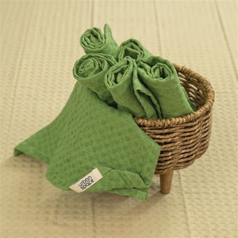 Buy Urban Space Square 100% Cotton Waffle Multipurpose Hand Towel ...