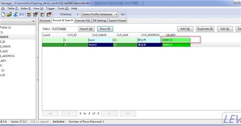 Update Using SQLite Java Eclipse 的图像结果