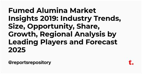 Fumed Alumina Market Insights 2019: Industry Trends, Size, Opportunity ...