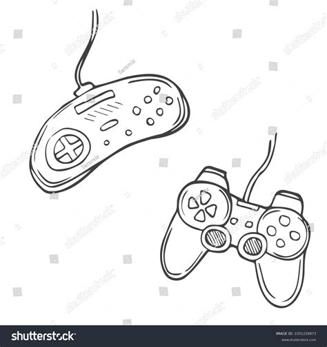 Image result for Gaming Controller Drawing