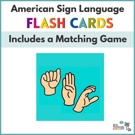 Sign Language Cards 的图像结果