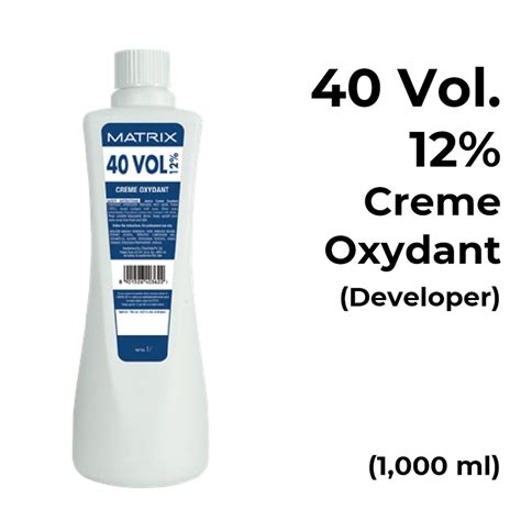 Matrix Cream Developer 12% 40 Vol (1000ml) – Indofussion