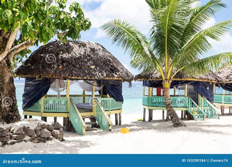 Lalomanu Beach, Upolu Island, Samoa - October 27, 2017: Colorful ...