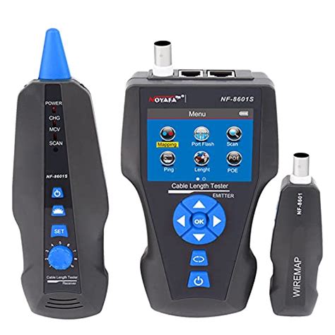 Noyafa Nf 8601s Network Cable Tester Multifunction Tdr Length Poe ...