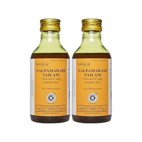 Buy Kottakkal ayurveda Nalpamaradi Tailam - Oil, 200 Ml, For Hair ...