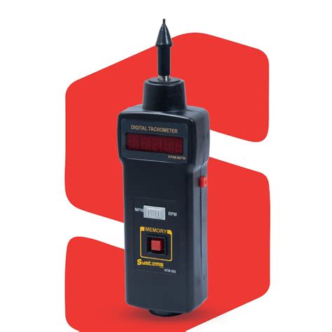 HTM-590 Contact Type Digital Tachometer - LED Red Display, Ideal for ...