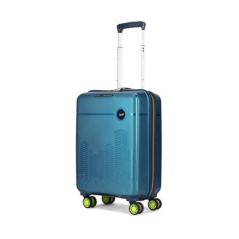 SKYBAGS CITYSCAPE HARD CASE LUGGAGE TROLLEY BAG DARK TEAL – Skybags