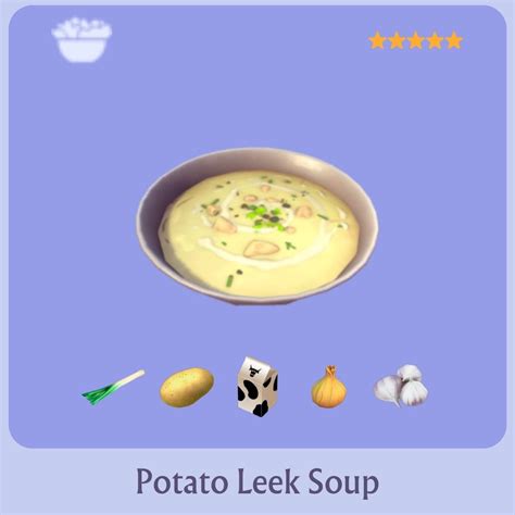 Potato Leek Soup Recipe | Disney Dreamlight Valley