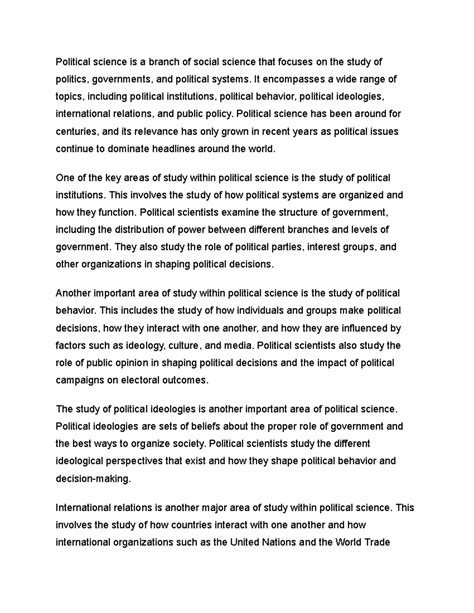 Political Science Essay Examples 的图像结果