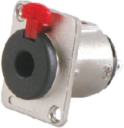 MX 6.35 MM P-38 STEREO SOCKET - LOCKING TYPE PANEL MOUNTING (PACK OF 2 ...