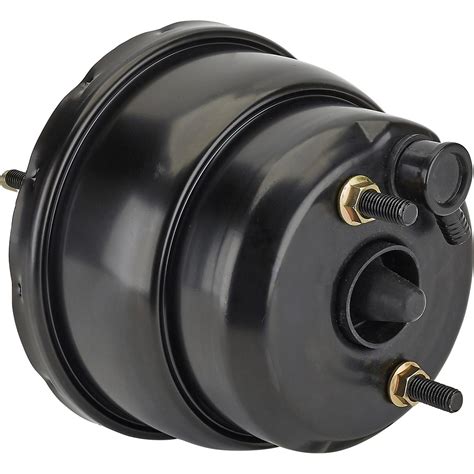 Speedway Dual Diaphragm Power Brake Booster, 7 Inch, Black Finish