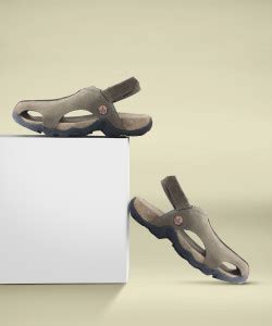 WOODLAND Men Sandals - Buy Olive Color WOODLAND Men Sandals Online at ...