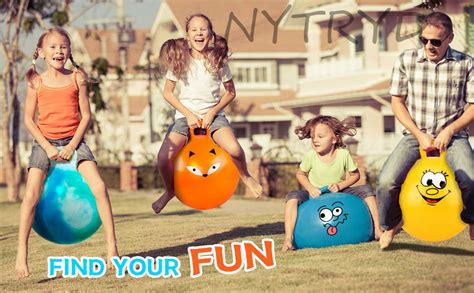 NYTRYD Hopper Ball Jumping Hopping Ball, Exercise Ball Bouncing Ball ...