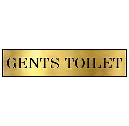 Sign Restroom Toilet Washroom ABS Plastic Self Adhesive Signboard ...