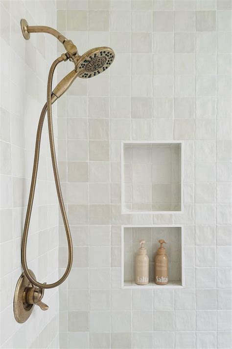 White Tile Shower Ideas