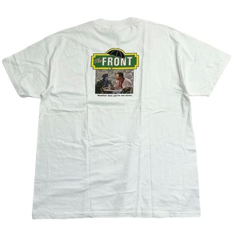 デッドストック 90s THE WEATHER CHANNEL THE FRONT コマーシャル Tシャツ 白【XL】MADE IN USA ...