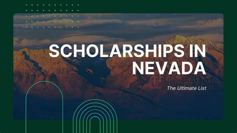 Top 20 Nevada Scholarships With Upcoming Deadlines In 2025