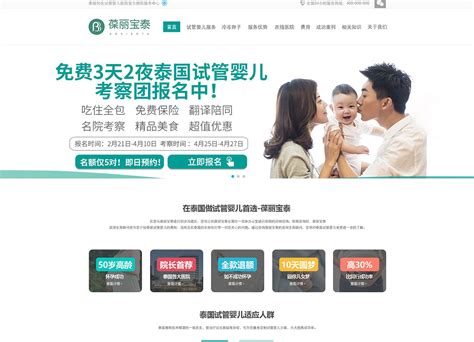 试管婴儿行业网站建设案例（清晰）－发哥SEO