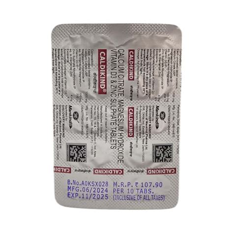 Caldikind Strip Of 10 Tablets: Uses, Side Effects, Price & Dosage ...