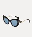 Liza Sunglasses in BLACK | Vivienne Westwood®