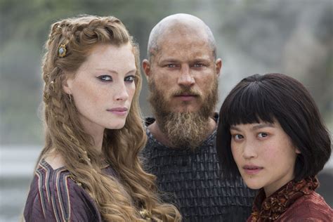 Vikings S4 Cast: Alyssa Sutherland "Queen Aslaug," Travis Fimmel ...