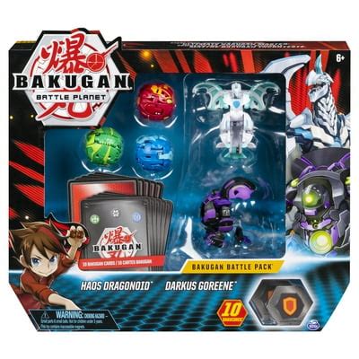 Buy Bakugan Baku-Gear 4-Pack, Dragonoid Ultra with Baku-Gear and ...