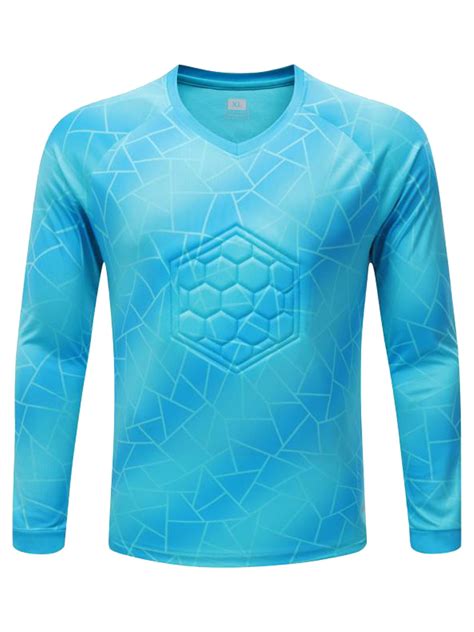 Linjinx Boys Soccer Goalkeeper Jersey Youth Goalie Shirts With Padded ...