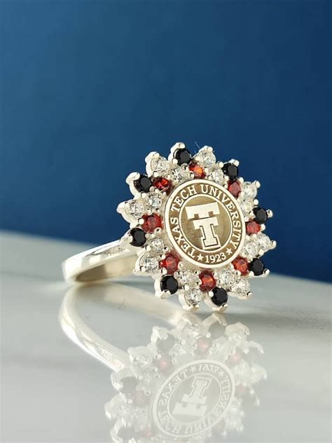 Buy Sterling Silver College Ring, Graduation Gift, Personalized Jewelry ...