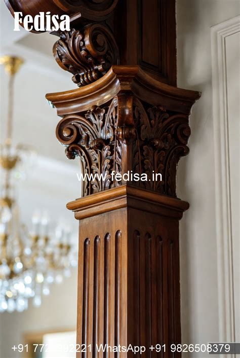 Gorgeous Wooden Pillar Designs for Living Spaces - Fedisa