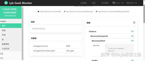 Spring Boot Admin 的图像结果