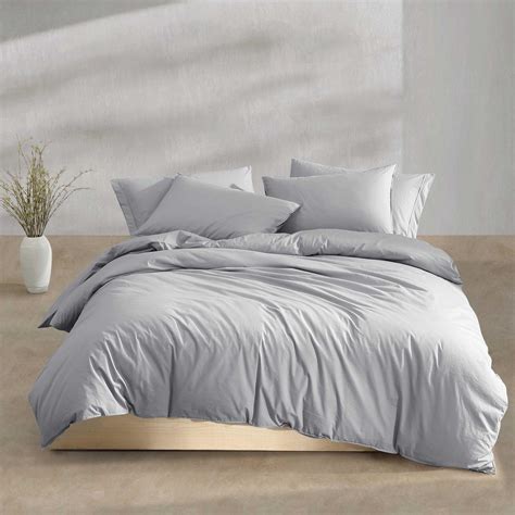 Amazon.com: Calvin Klein - Queen Comforter Set, Washed Cotton Percale ...