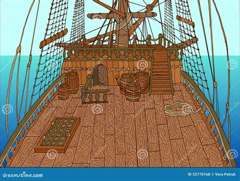 Old Sailing Ship Deck Old Pirate Ship Deck Ship Decks