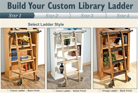 Image result for Rolling Library Ladder How to Build