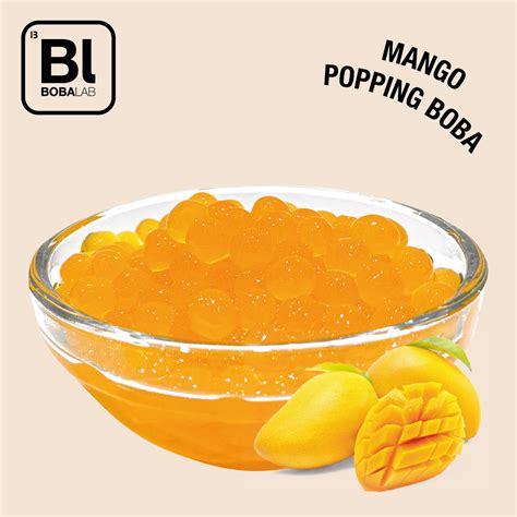 Mango Popping Bubbles 3.2kg/tub – Boba Lab
