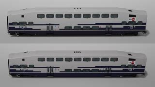 Caltrain Metrolink Bi-Levels 4 numbers - Train Sim Community