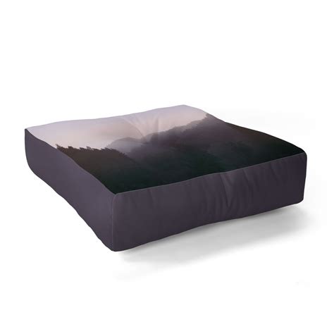 Wilderness X Pink Floor Pillow Square Leah Flores